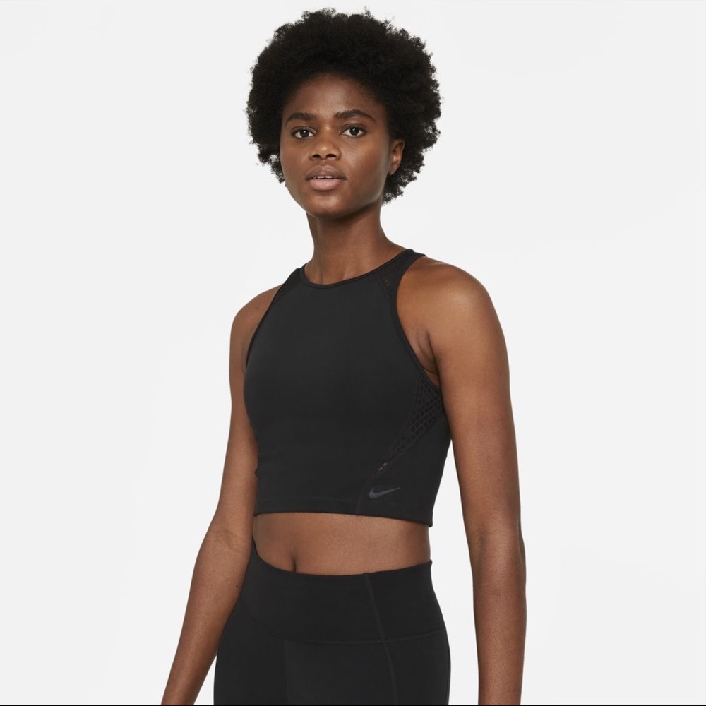 Nike Black Crop Top